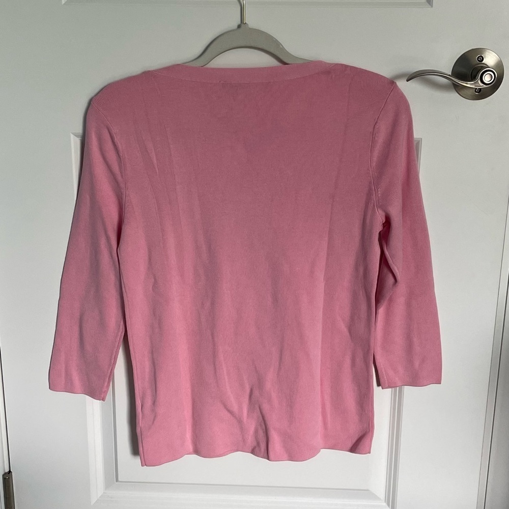 Talbots Button-Shoulder Sweater - Picture 7 of 10